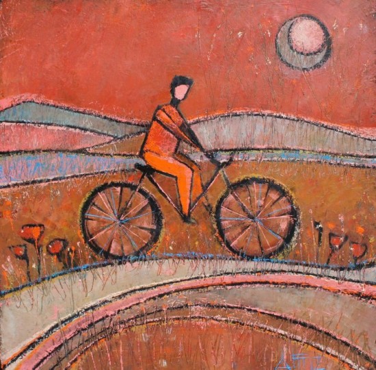 Anna Tarasenko  Bike1/ 60x60cm / canvas, oil