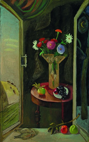 Валерий Кульченко. Цветы и фрукты. Холст. Масло.130х70.1975 год
