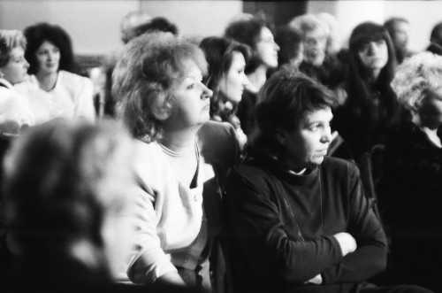 1994 год.Слева - журналист Наталья СЁМУШКИНА. Справа - ОКСАНА ГОРКАВЦЕВА